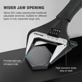 DURATECH non-slip grip handle delivers comfort and control in tight spaces.