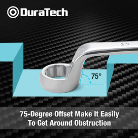 DURATECH chrome vanadium finish resists corrosion and wipes clean.