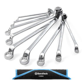DURATECH offset box wrench set with 75-degree angle for tight-space fasteners.