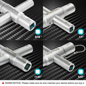 DURATECH Open-End Wrench shows multiple sizes for flexible on-site use.