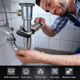 DURATECH ergonomic handle image highlights comfortable grip during one-handed operation.