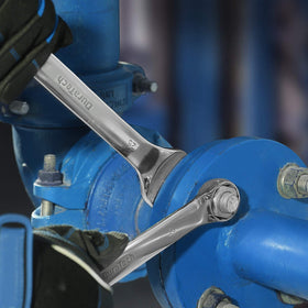 DURATECH polished chrome-vanadium surface resists corrosion and cleans easily.