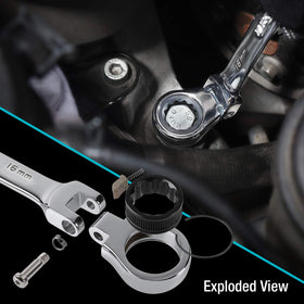 DURATECH roll-up pouch keeps wrenches organized and portable during transport.