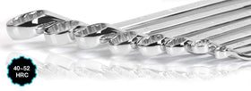 DURATECH rolling pouch keeps the eight-wrench set organized and portable.