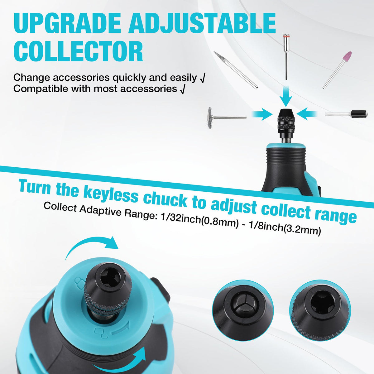 DURATECH fabric carrying bag keeps accessories organized and portable.