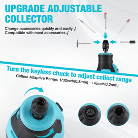 DURATECH fabric carrying bag keeps accessories organized and portable.