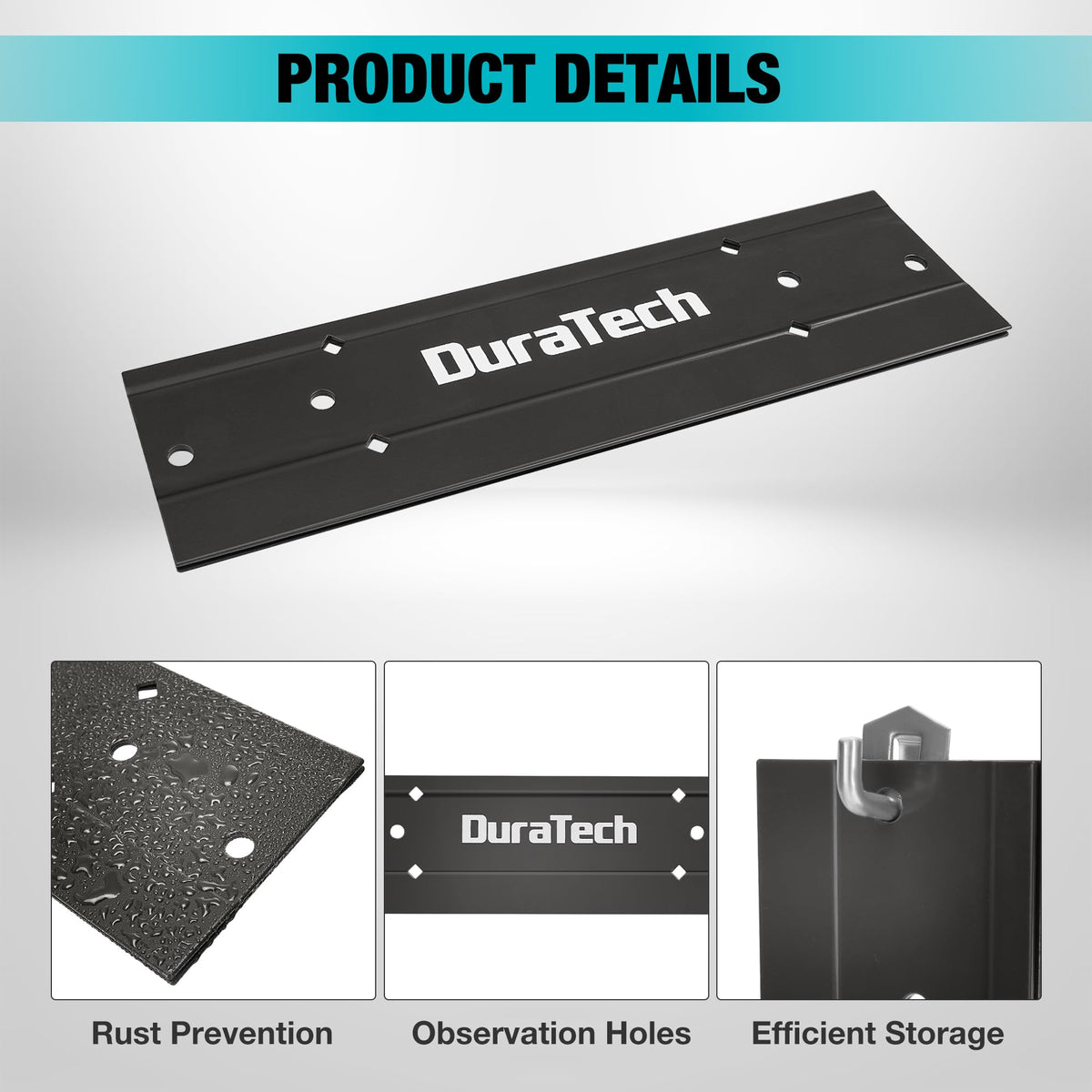 DURATECH rust-resistant coating close-up demonstrates long-term durability in metalwork.