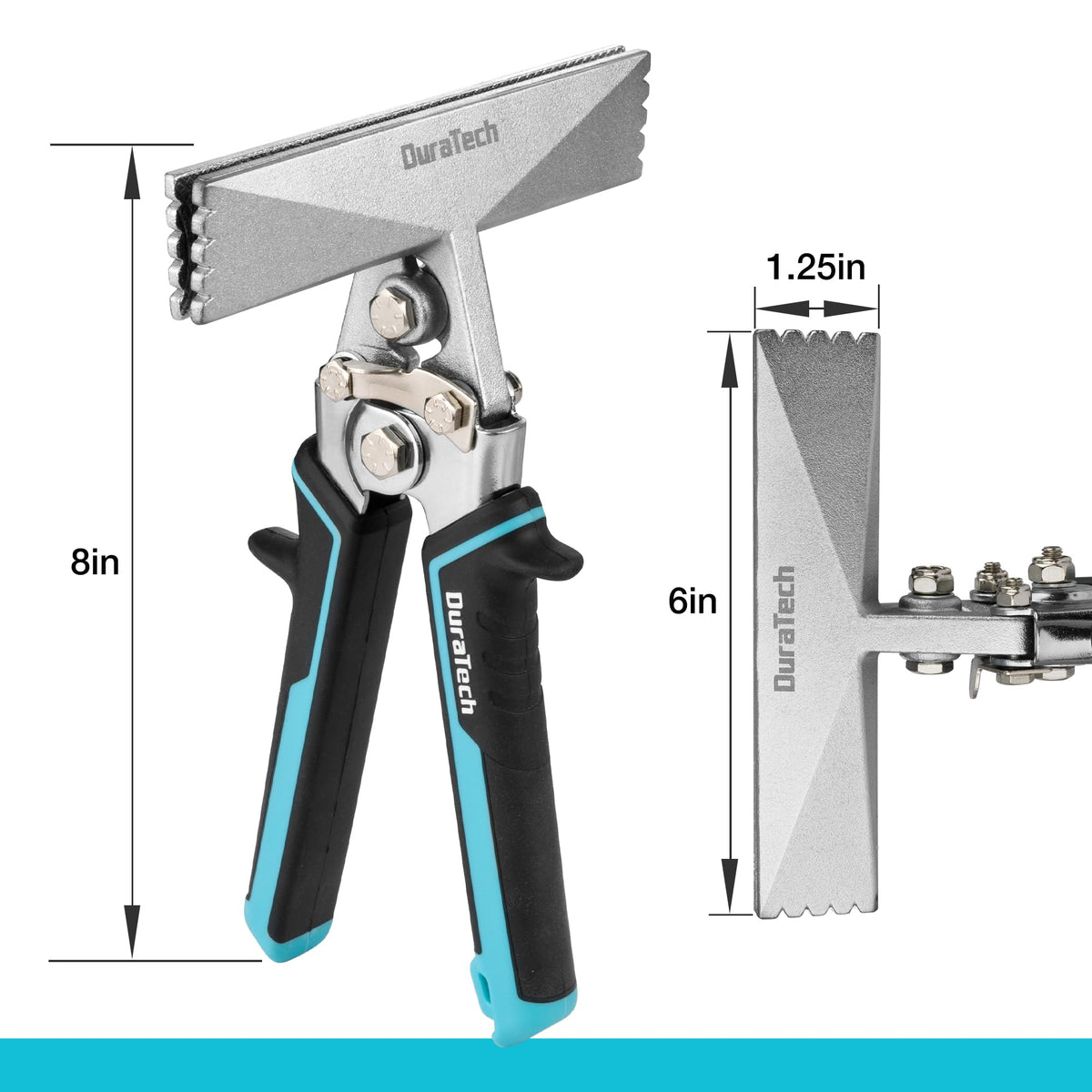 DURATECH ergonomic TPR handle reduces hand fatigue during use.