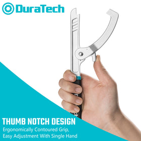 DURATECH easy-to-use wrench tightens and removes lock nuts on strainers.