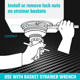 DURATECH thumb notch enables one-handed operation during installation.