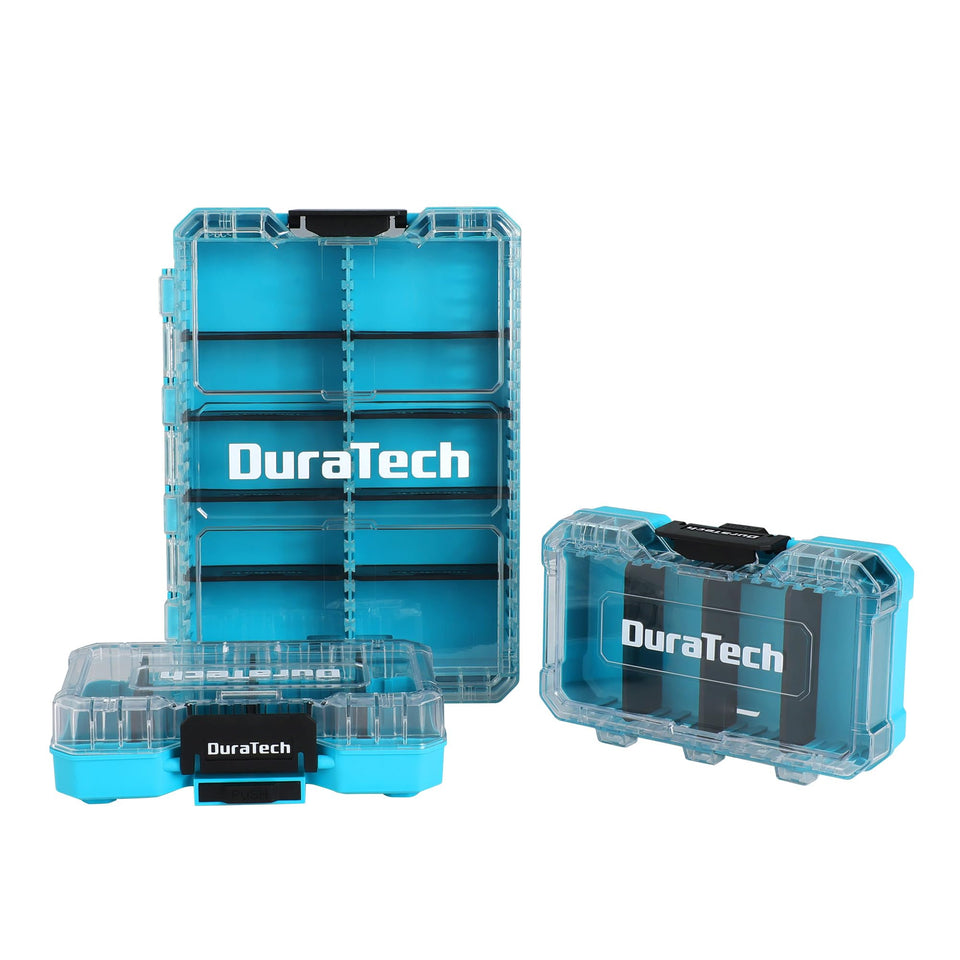 DuraTech small parts organizer with 14 compartments for precise sorting.