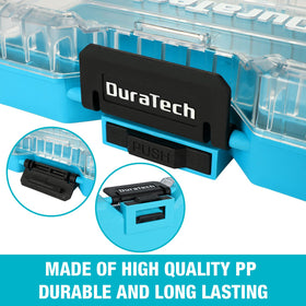 Clear lid allows fast part recognition at a glance.