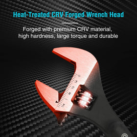 Duratech spud wrench with black oxide finish resists rust