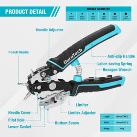 DURATECH stainless steel punch delivering durable performance for daily crafts
