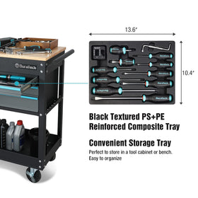 DURATECH storage tray keeps screwdrivers organized and accessible