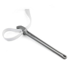 Duratech strap wrench with 18-inch handle for versatile pipe, filter, and jar opening tasks