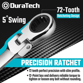 DURATECH Stubby wrench 10mm reaches cramped interiors