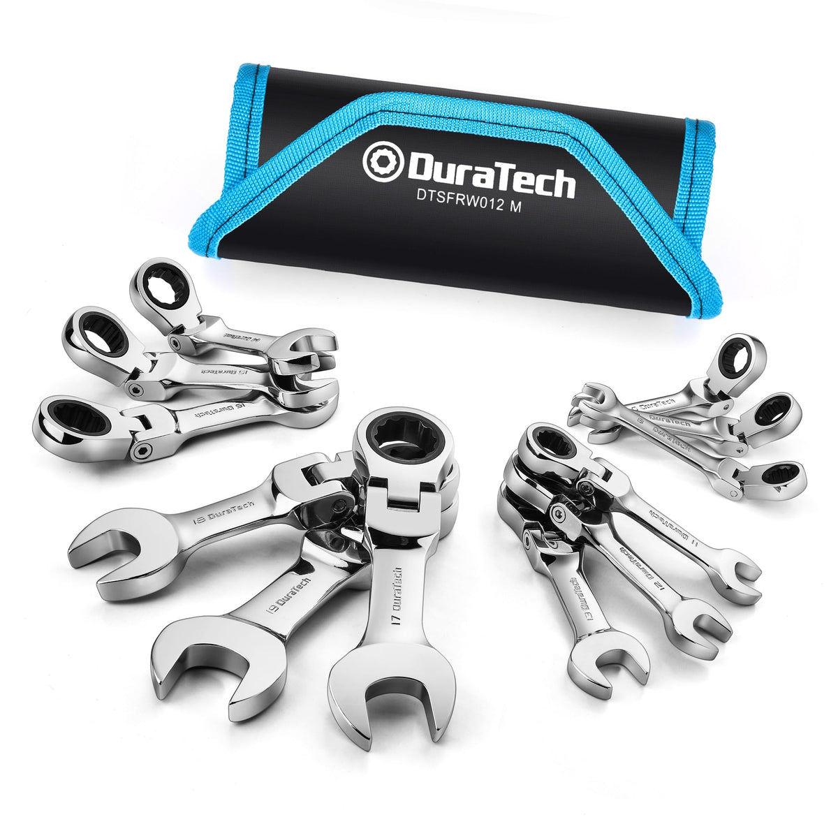 DURATECH Stubby wrench 8mm for tight spaces and quick access