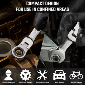 DURATECH CR-V steel finish resists grease and corrosion
