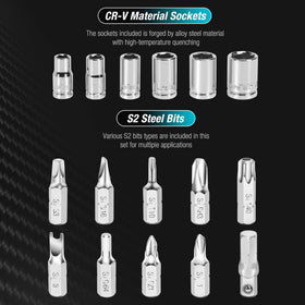 DURATECH tamperproof star bits deliver precise fastenings in hard-to-reach spots.