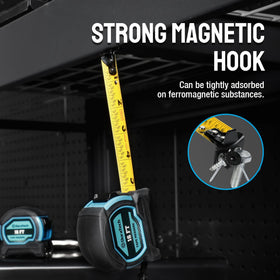 DURATECH tape with locking thumb for secure readings on rugged jobs