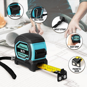 DURATECH magnetic hook on metal surfaces for quick one-person measurements
