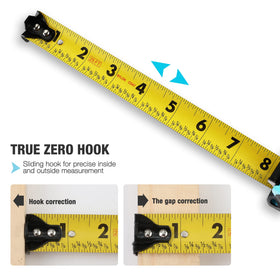 Triangle markings every 19.2 inches on the DURATECH tape for layout work
