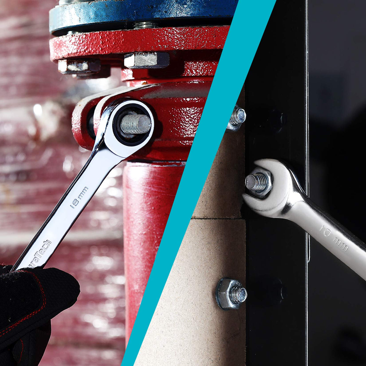 DURATECH tool-roll case keeps wrenches organized in the trunk or workshop.