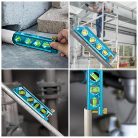 DURATECH torpedo level compact 6.25-inch design fits tight spaces.