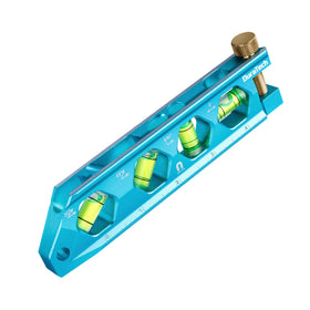 DURATECH torpedo level front view with clear bubbles for quick reading.