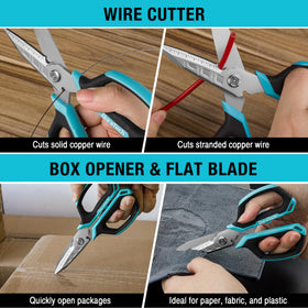 DURATECH TPR comfort grip supports steady cuts, even with gloves.