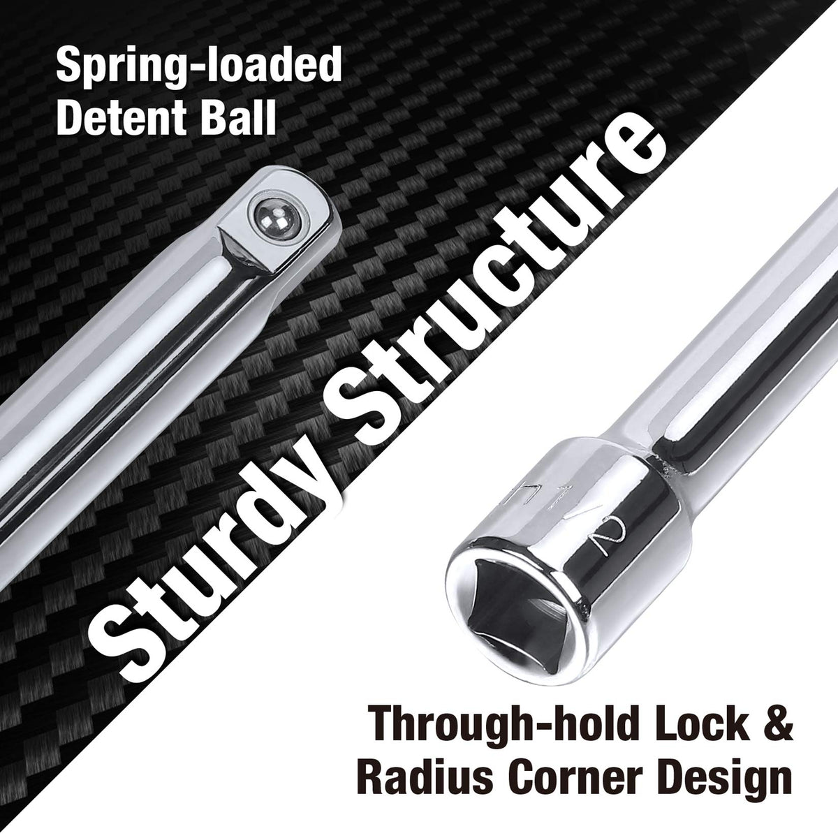 DURATECH universal joints enable angled socket access