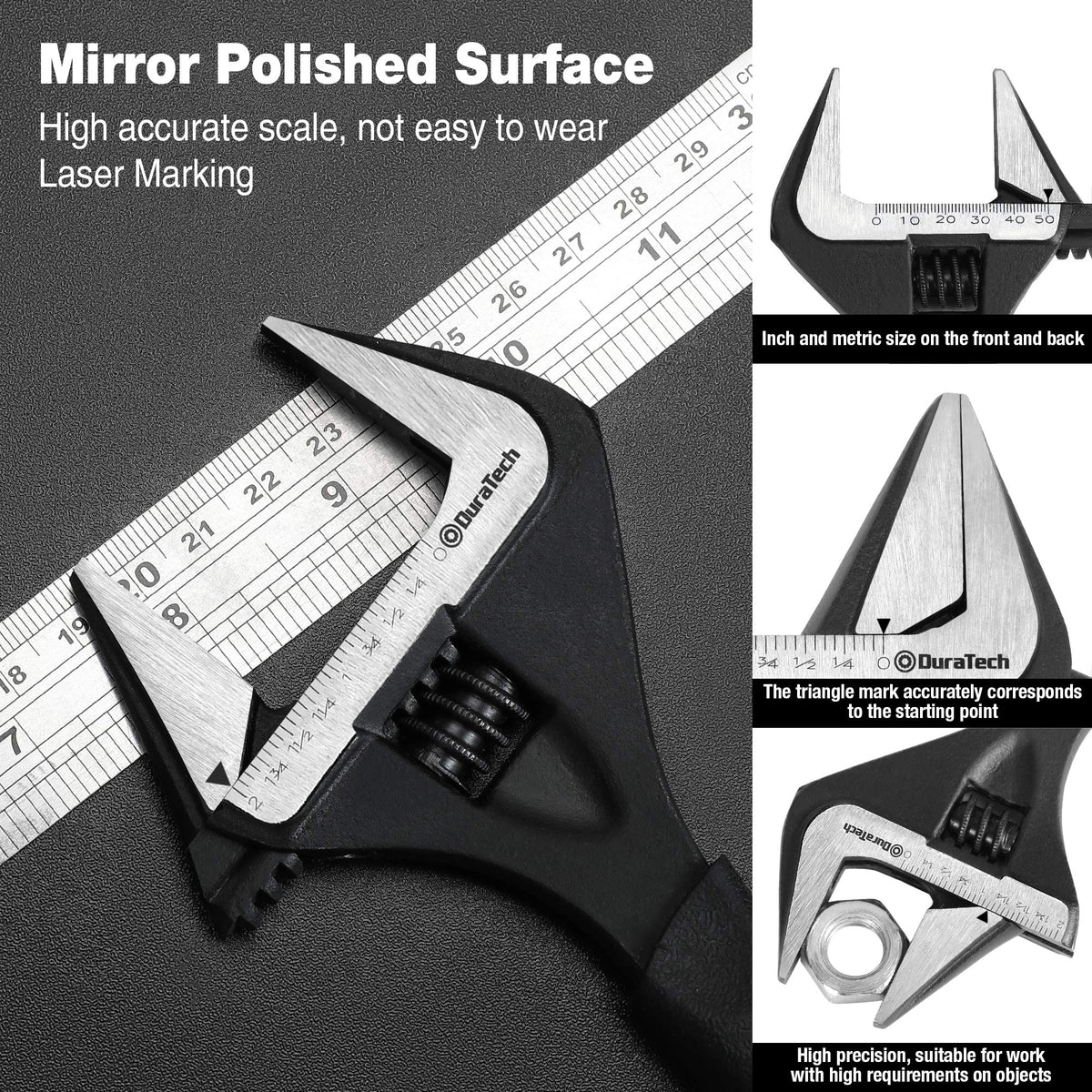 DURATECH universal wrench usable for plumbing, electrical, and bike projects.