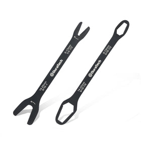 DURATECH universal wrench set with open-end design for versatile repairs.