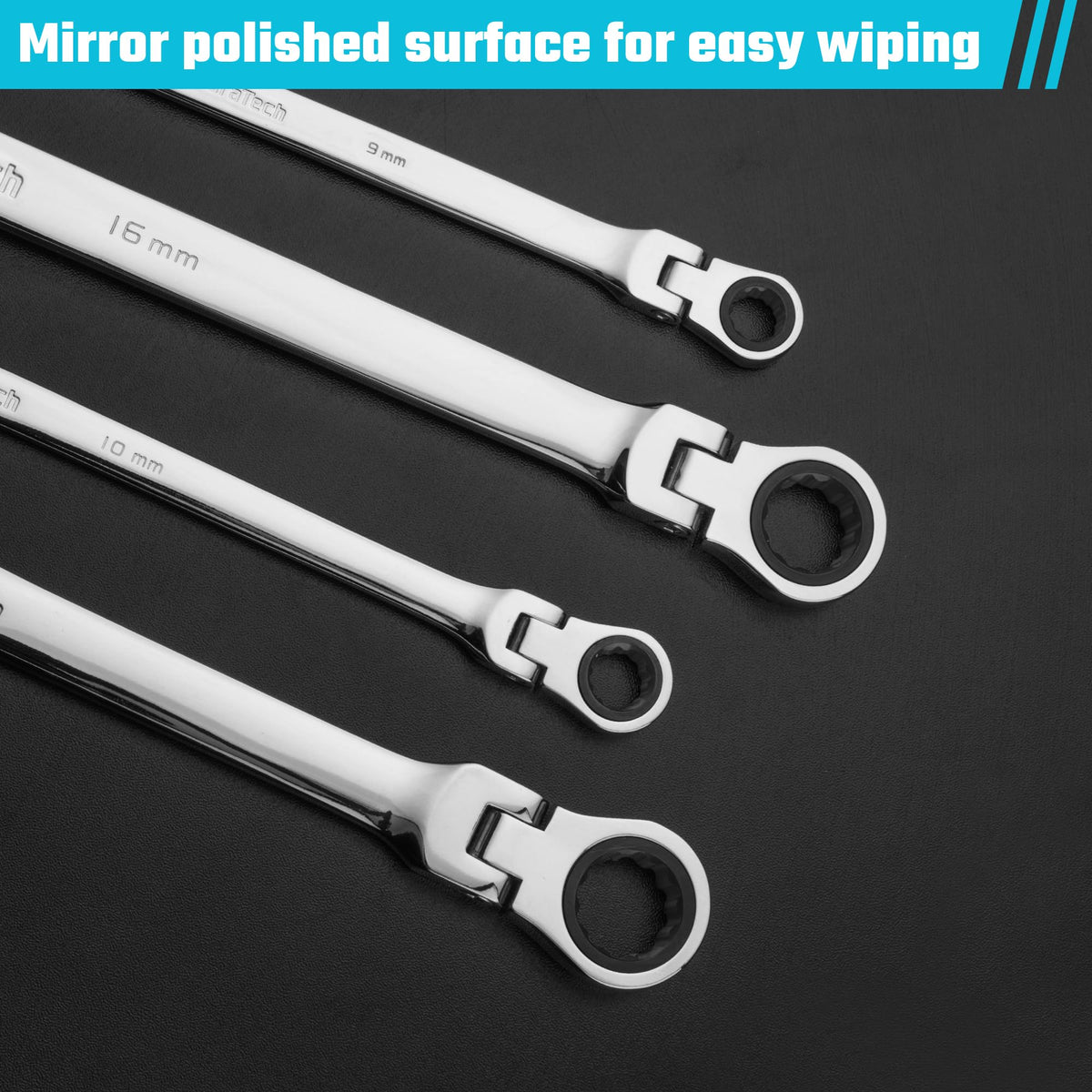 DURATECH versatile wrench for automotive, machinery, electrical, and home projects