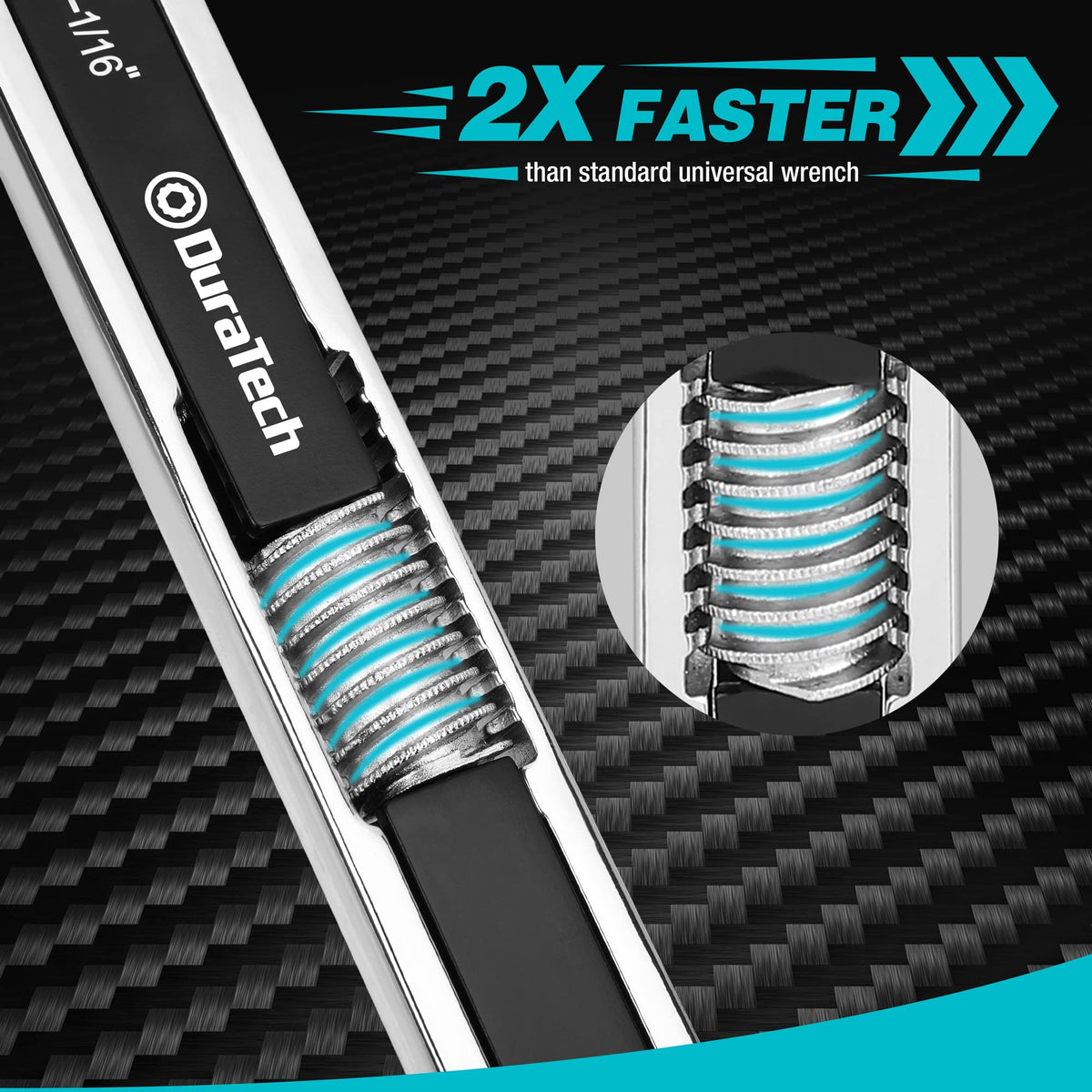 DURATECH wrench design supports multiple fastener types for many projects