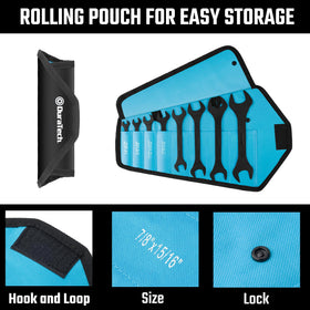 DURATECH wrench set ideal for bike, motorcycle, car, and home maintenance.