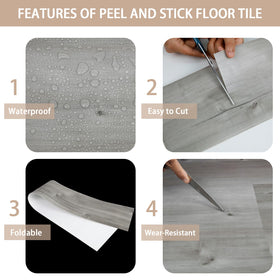 Dureidos bathroom-ready self-adhesive tile in waterproof design