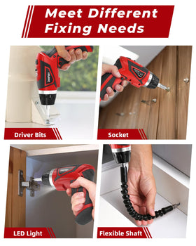 DuroFort dual-position handle supports 90° and 180° operation.