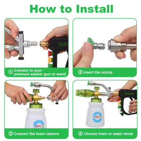 Dusichin car wash foam application for safe, thorough cleaning