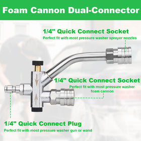 Dusichin multi-pattern nozzles offer adjustable washing angles
