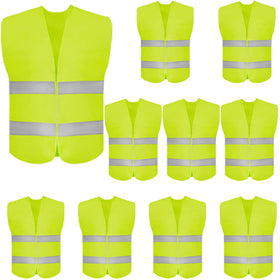 DUSKCOVE high-visibility vest front view improves daytime and nighttime visibility.