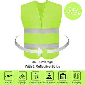 DUSKCOVE vest with full-coverage reflective trim enhances low-light visibility.