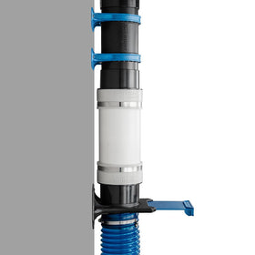Dust Right Ready-Mount 4-In blast gate close-up sealing for tight airflow