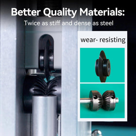 DUVRY ergonomic handle highlights comfortable one-handed operation.
