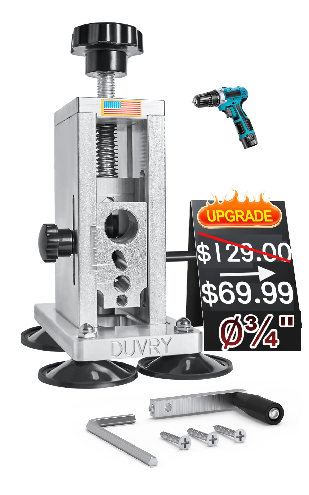 DUVRY rugged construction built for demanding jobsite use.
