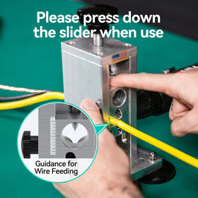 DUVRY 1/8 to 3/4 inch wire range ready.
