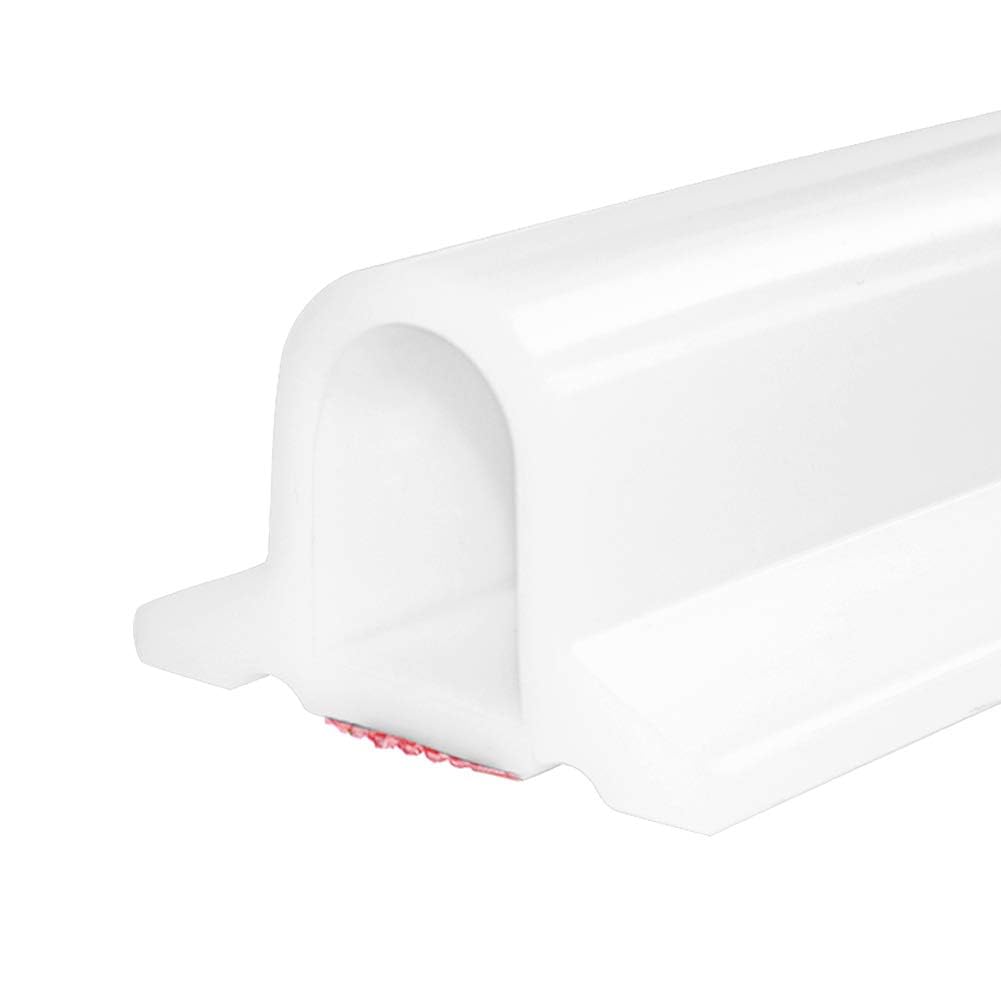 Duzzy 67-Inch Collapsible Shower Threshold Dam provides a full-length barrier for accessible showers.