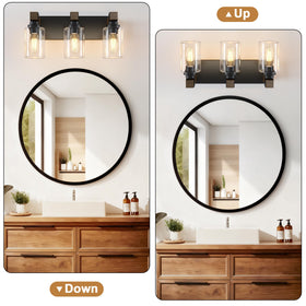 DvmTeom dimmable vanity light compatible with dimmer switches