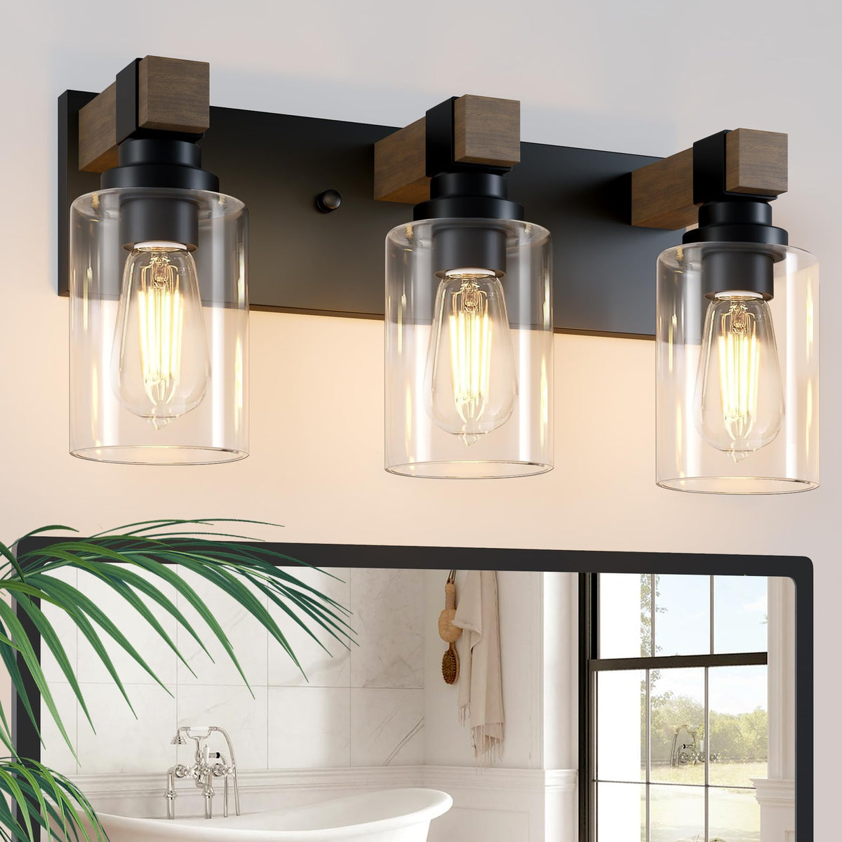 DvmTeom warm ambient light enhances bathroom atmosphere